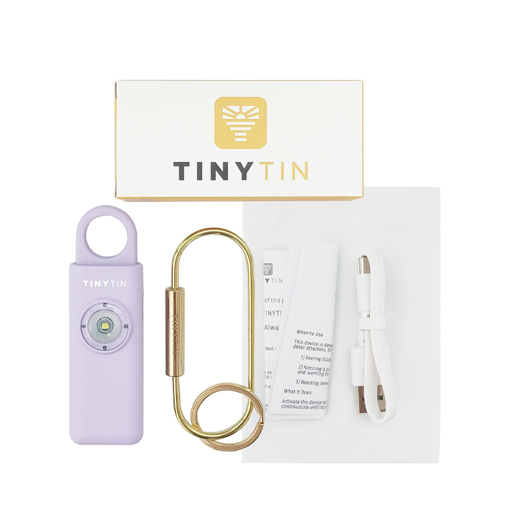 TinyTin - Bright Lavender - Alarma de seguridad personal