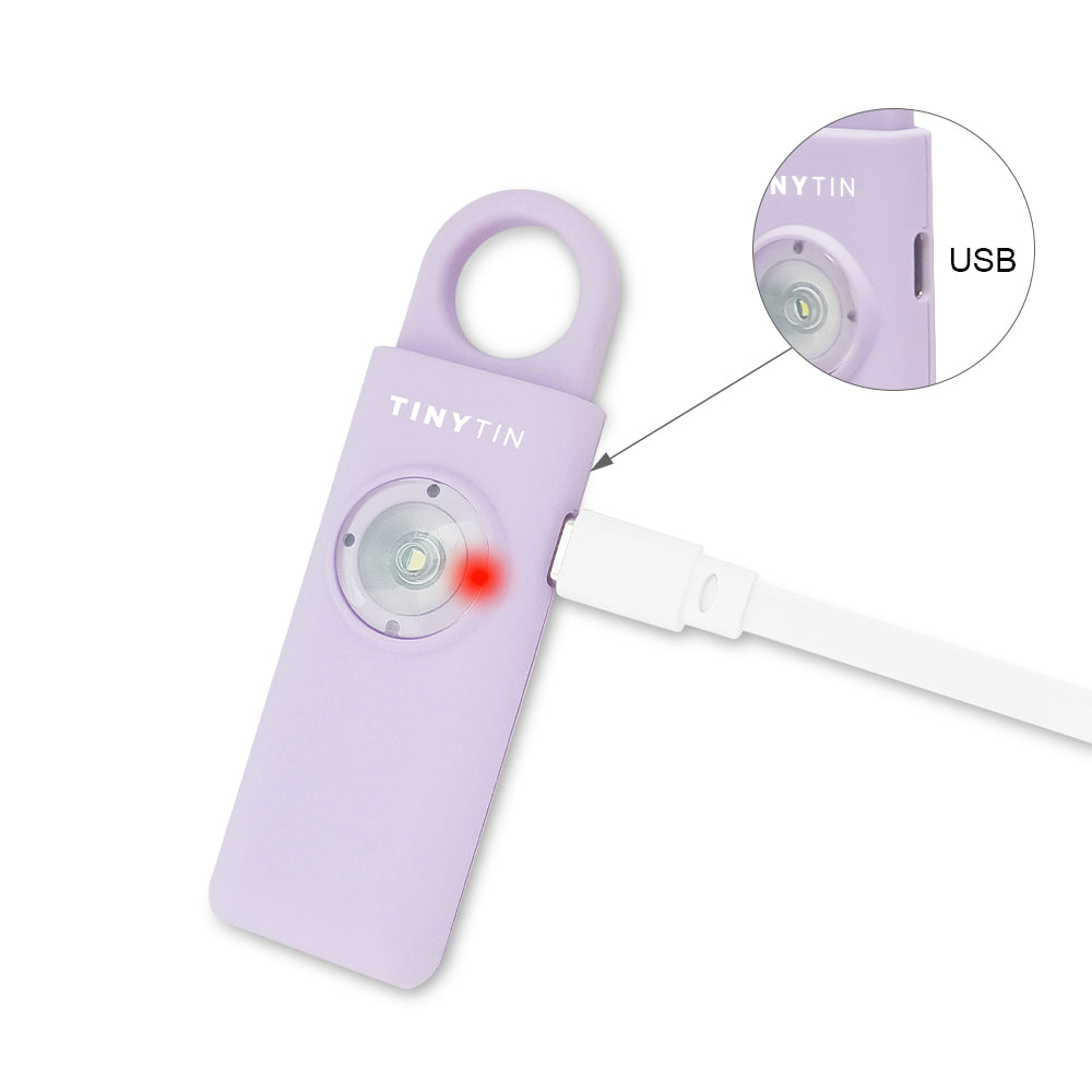 TinyTin - Bright Lavender - Alarma de seguridad personal