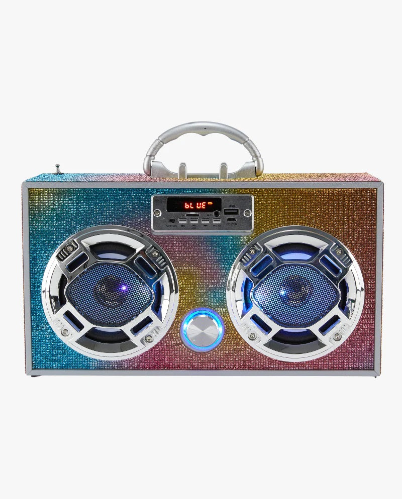 Trend Tech Brands - Swirl Bling draadloze boombox met FM-radio